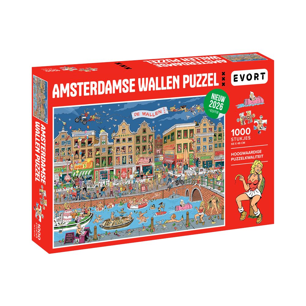 Evort Amsterdamse Wallen Puzzel 1000 Stukjes