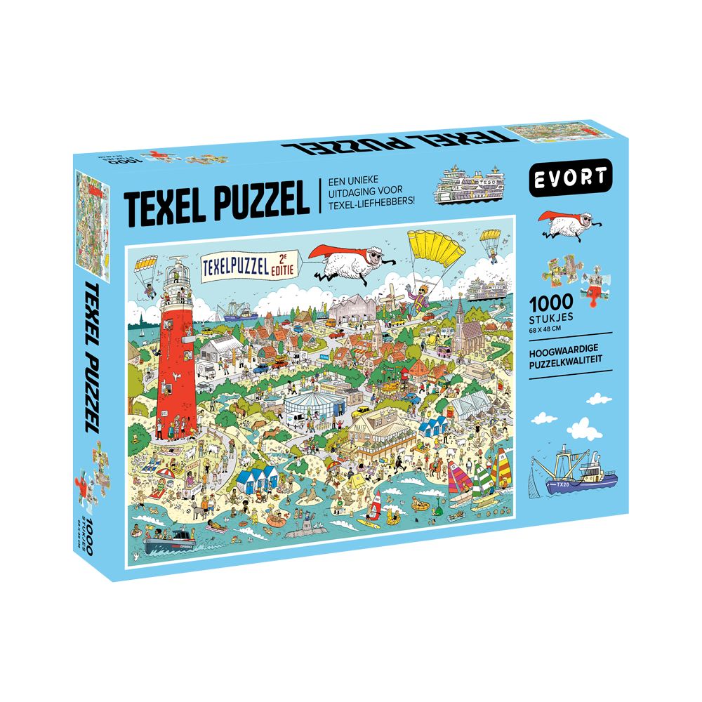 Evort Texel Puzzel 2e Editie - 1000 Stukjes